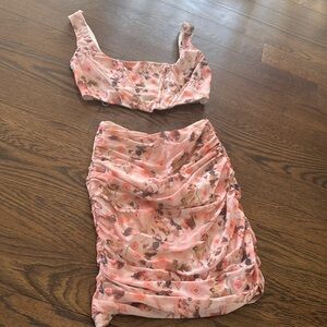 Princess Polly mini skirt set
